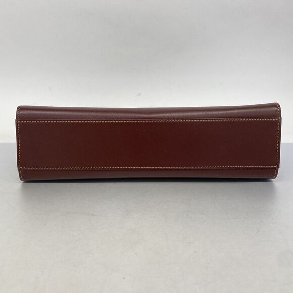 Cartier Handbag Must Leather Bordeaux Gold Hardware Women - Picture 3 of 10